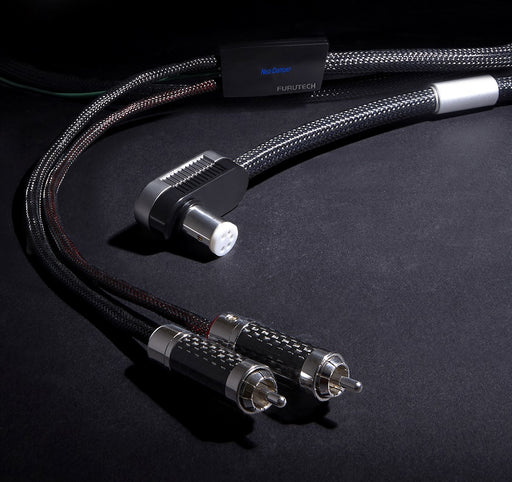 Furutech Silver Arrows-II-L Silver Hybrid phono Cable Angled DIN-RCA