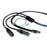 Furutech Silver Arrows II XLR Silver Hybrid phono Cable DIN-XLR